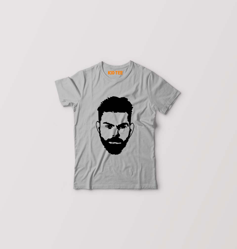 Virat Kohli Kids T-Shirt for Boy/Girl-Grey-Ektarfa.online