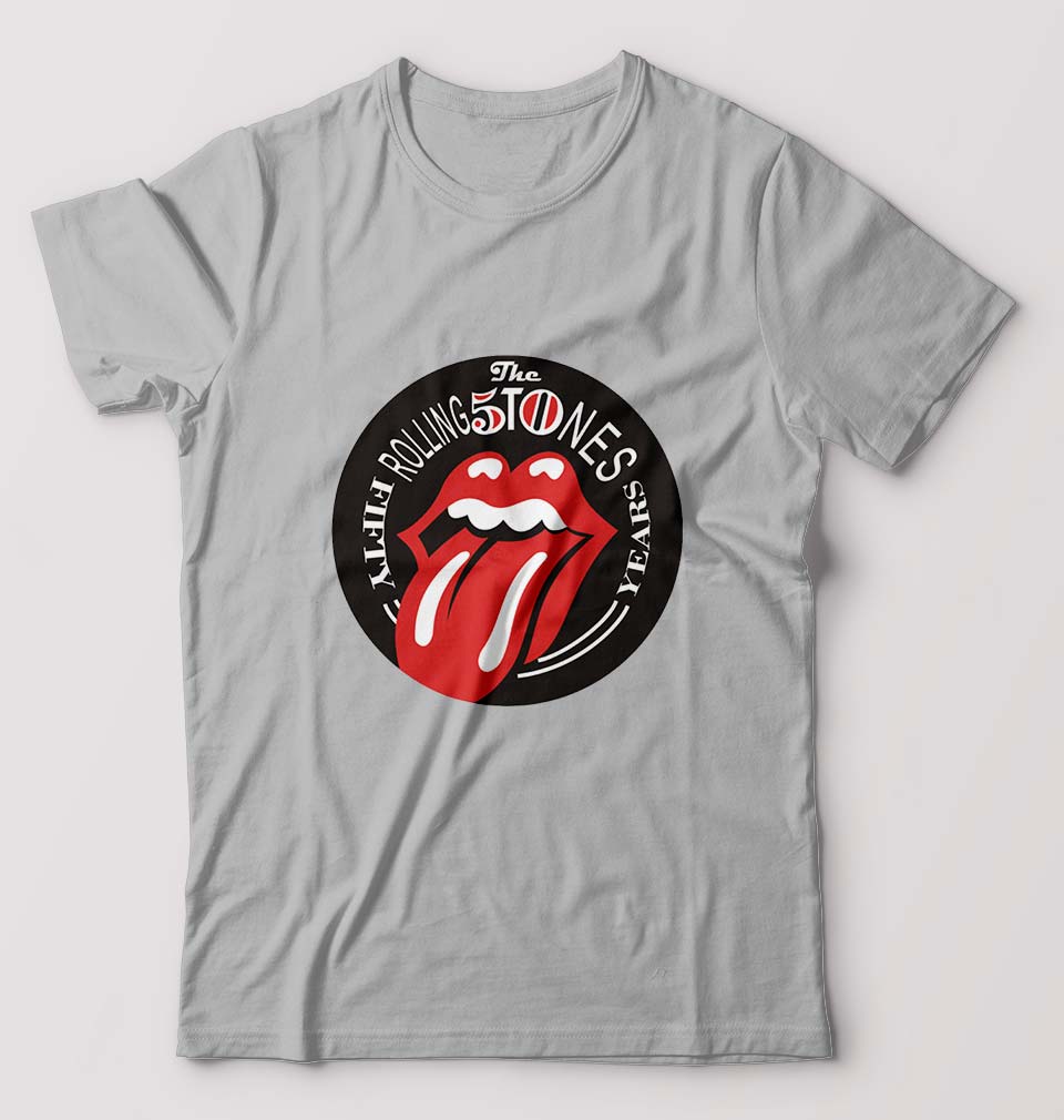 Rolling Stones T-Shirt for Men-Grey Melange-Ektarfa.online