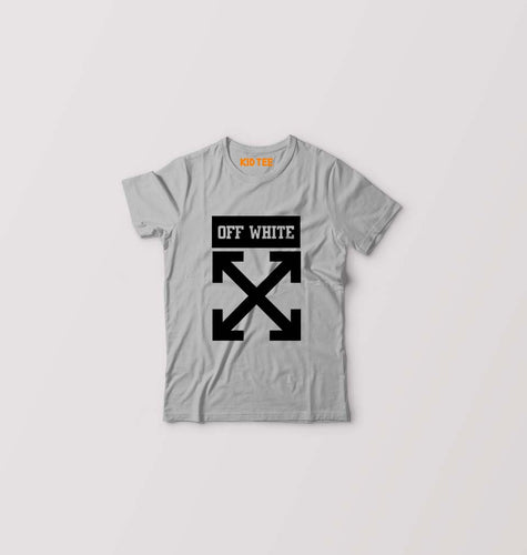 Off White Kids T-Shirt for Boy/Girl-Grey-Ektarfa.online