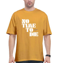 Load image into Gallery viewer, No Time To Die James Bond 007 Oversized T-Shirt for Men-Golden Yellow-Ektarfa.online
