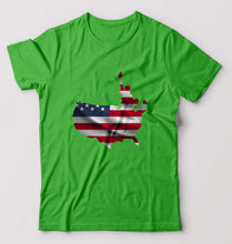 Load image into Gallery viewer, USA America T-Shirt for Men-flag green-Ektarfa.online
