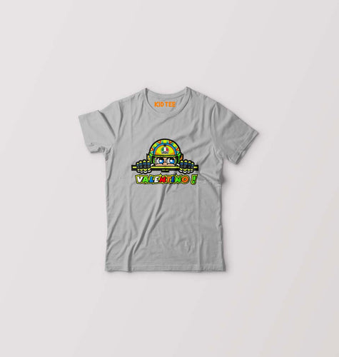 Valentino Rossi(VR 46) Kids T-Shirt for Boy/Girl-Grey-Ektarfa.online
