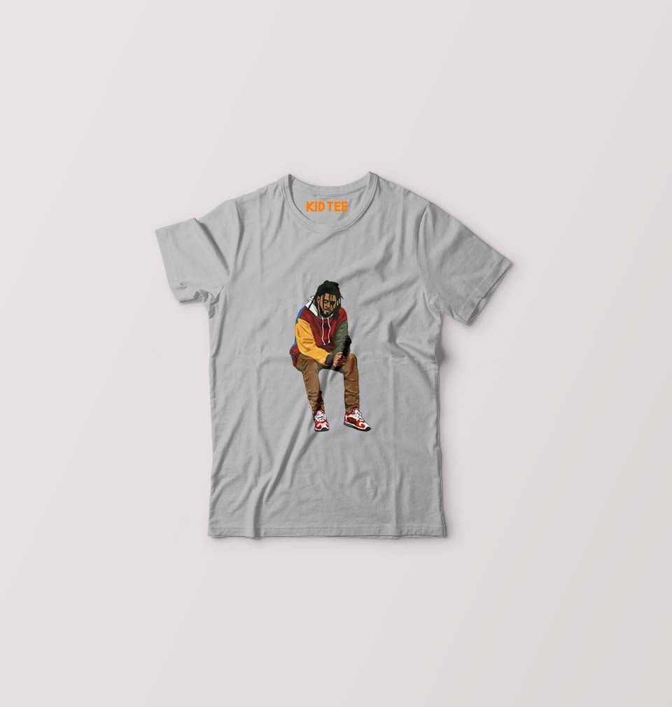 J. Cole Kids T-Shirt for Boy/Girl-Grey-Ektarfa.online