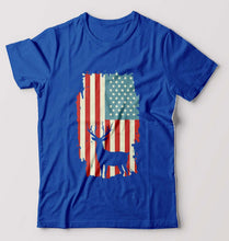 Load image into Gallery viewer, Deer T-Shirt for Men-Royal Blue-Ektarfa.online
