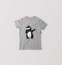 Load image into Gallery viewer, Dab Penguin Kids T-Shirt for Boy/Girl-Grey-Ektarfa.online
