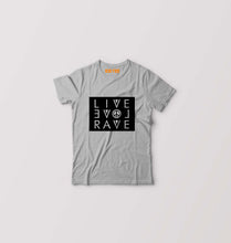 Load image into Gallery viewer, LIVE LOVE RAVE Kids T-Shirt for Boy/Girl-Grey-Ektarfa.online
