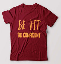 Load image into Gallery viewer, Gym Fit T-Shirt for Men-Maroon-Ektarfa.online
