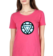 Load image into Gallery viewer, ARC REACTOR Iron Man Superhero T-Shirt for Women-Pink-Ektarfa.online
