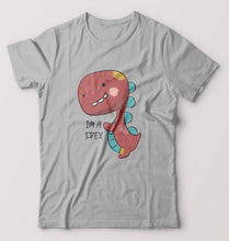 Load image into Gallery viewer, Dinosaur TRex T-Shirt for Men-Grey Melange-Ektarfa.online
