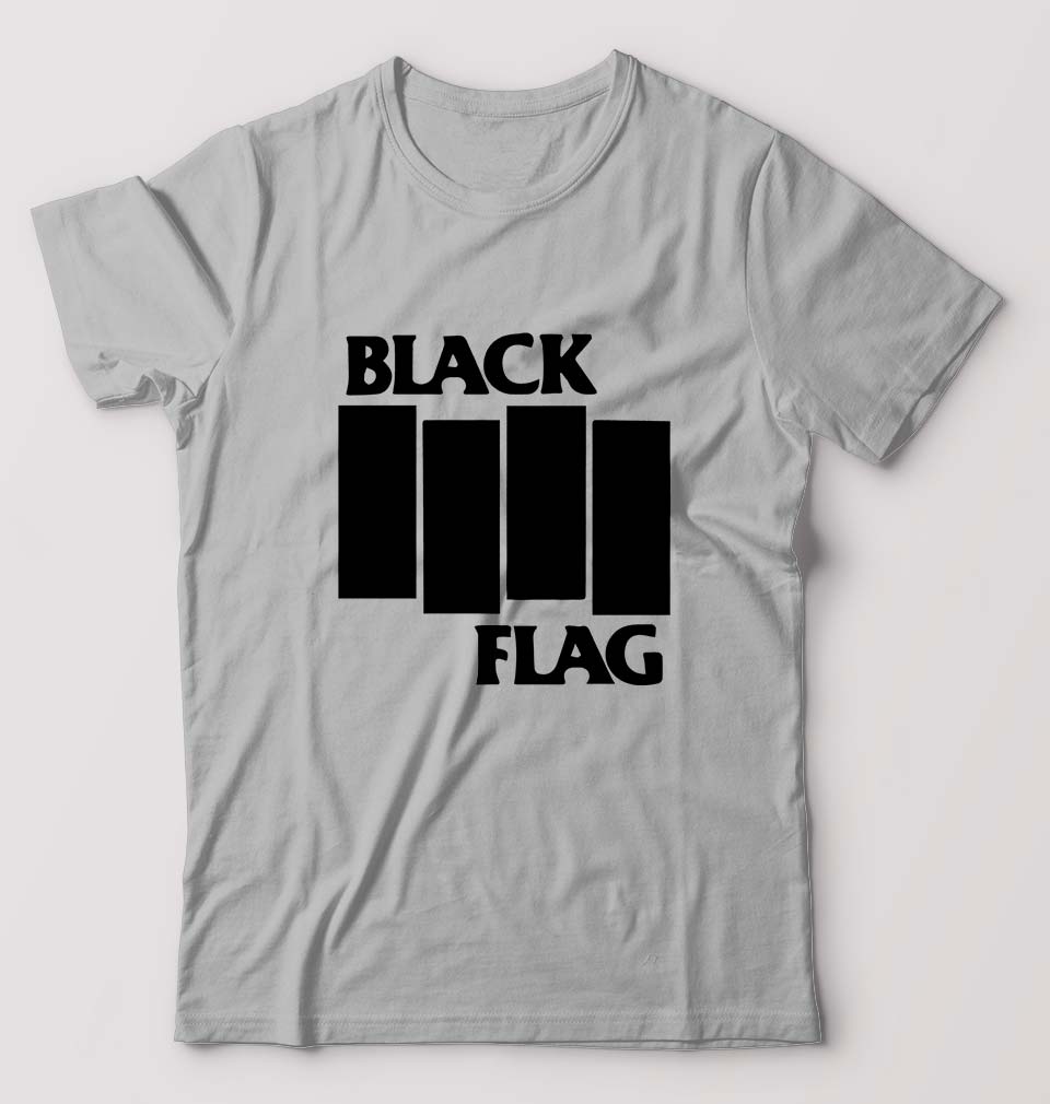 Black Flag T-Shirt for Men-Grey Melange-Ektarfa.online
