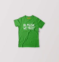 Load image into Gallery viewer, Elon Musk Kids T-Shirt for Boy/Girl-Flag Green-Ektarfa.online
