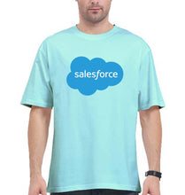 Load image into Gallery viewer, Salesforce Oversized T-Shirt for Men-Mint-Ektarfa.online
