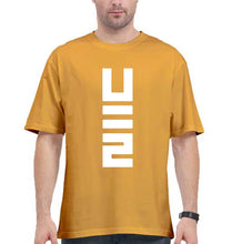 Load image into Gallery viewer, U2 Oversized T-Shirt for Men-Golden Yellow-Ektarfa.online
