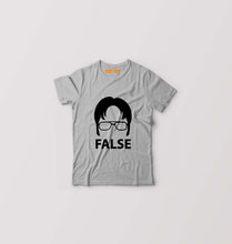 Load image into Gallery viewer, Dwight Schrute Kids T-Shirt for Boy/Girl-Grey-Ektarfa.online
