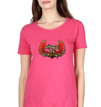 Load image into Gallery viewer, Wings of Strength T-Shirt for Women-Pink-Ektarfa.online

