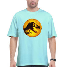 Load image into Gallery viewer, Jurassic World Oversized T-Shirt for Men-Mint-Ektarfa.online
