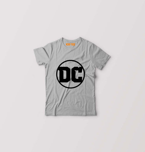 DC Kids T-Shirt for Boy/Girl-Grey-Ektarfa.online