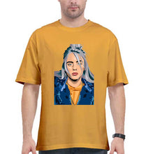Load image into Gallery viewer, Billie Eilish Oversized T-Shirt for Men-Golden Yellow-Ektarfa.online
