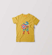 Load image into Gallery viewer, Captain Splash Kids T-Shirt for Boy/Girl-Golden yellow-Ektarfa.online
