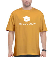 Load image into Gallery viewer, IIM L Lucknow Oversized T-Shirt for Men-Golden Yellow-Ektarfa.online

