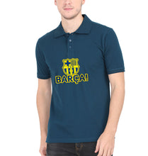 Load image into Gallery viewer, FCB Polo T-Shirt for Men-Petrol Blue-Ektarfa.online
