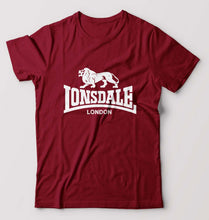 Load image into Gallery viewer, Lonsdale T-Shirt for Men-Maroon-Ektarfa.online
