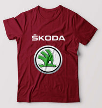 Load image into Gallery viewer, Skoda T-Shirt for Men-Maroon-Ektarfa.online
