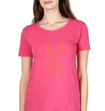 Load image into Gallery viewer, Deer T-Shirt for Women-Pink-Ektarfa.online
