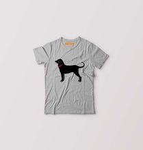 Load image into Gallery viewer, Black Dog Kids T-Shirt for Boy/Girl-Grey-Ektarfa.online
