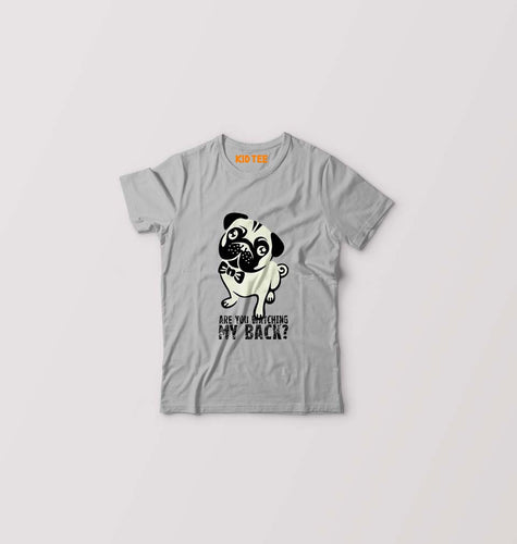 PUG Kids T-Shirt for Boy/Girl-Grey-Ektarfa.online