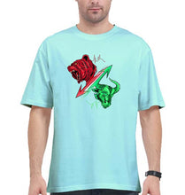 Load image into Gallery viewer, Share Market(Stock Market) Oversized T-Shirt for Men-Mint-Ektarfa.online
