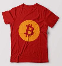 Load image into Gallery viewer, Cryptocurrency Bitcoin T-Shirt for Men-Red-Ektarfa.online
