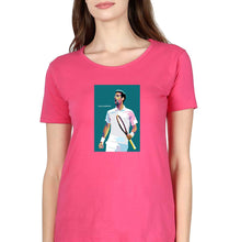 Load image into Gallery viewer, Novak Djokovic Tennis T-Shirt for Women-Pink-Ektarfa.online

