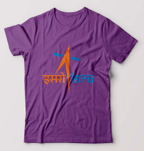 Isro T-Shirt for Men-Purple-Ektarfa.online