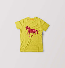 Load image into Gallery viewer, HORSE Kids T-Shirt for Boy/Girl-Yellow-Ektarfa.online
