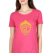 Load image into Gallery viewer, Battlegrounds Mobile India (BGMI) T-Shirt for Women-Pink-Ektarfa.online
