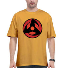 Load image into Gallery viewer, Sharingan Oversized T-Shirt for Men-Golden Yellow-Ektarfa.online
