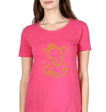 Load image into Gallery viewer, Ganpati JI(Ganesh) T-Shirt for Women-Pink-Ektarfa.online
