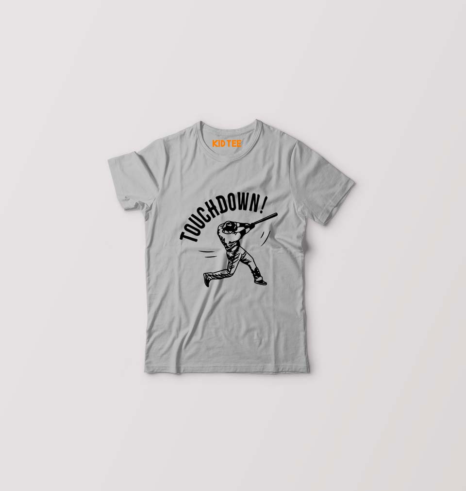 Baseball Kids T-Shirt for Boy/Girl-Grey-Ektarfa.online