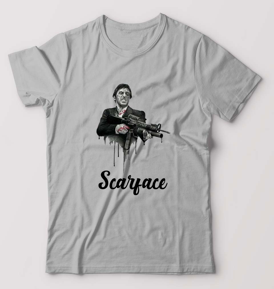 Scarface T-Shirt for Men-Grey Melange-Ektarfa.online