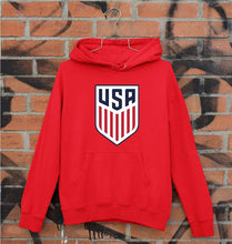 Load image into Gallery viewer, USA Football Unisex Hoodie for Men/Women-RED-Ektarfa.online
