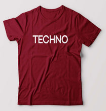 Load image into Gallery viewer, Techno T-Shirt for Men-Maroon-Ektarfa.online
