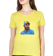 Load image into Gallery viewer, Hardik Pandya T-Shirt for Women-Yellow-Ektarfa.online
