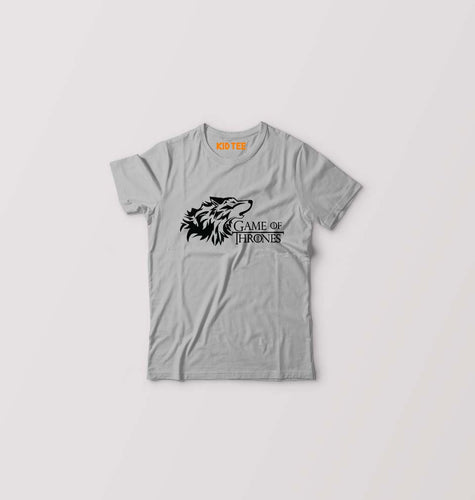 GOT Game Of Thrones Winter Coming Kids T-Shirt for Boy/Girl-Grey-Ektarfa.online