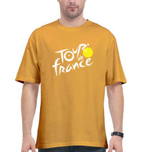Load image into Gallery viewer, Tour de France Oversized T-Shirt for Men-Golden Yellow-Ektarfa.online
