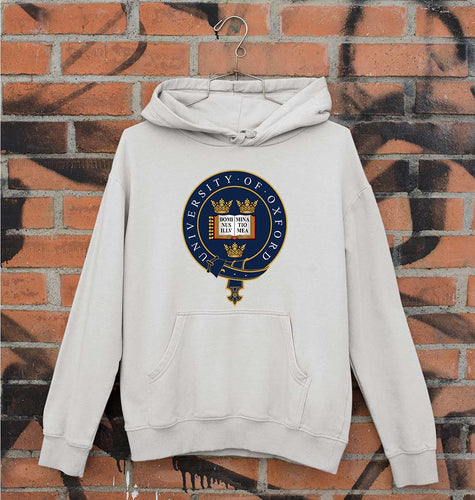 University of Oxford Unisex Hoodie for Men/Women-Grey-Ektarfa.online