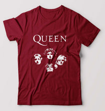 Load image into Gallery viewer, Queen Rock Band T-Shirt for Men-Maroon-Ektarfa.online
