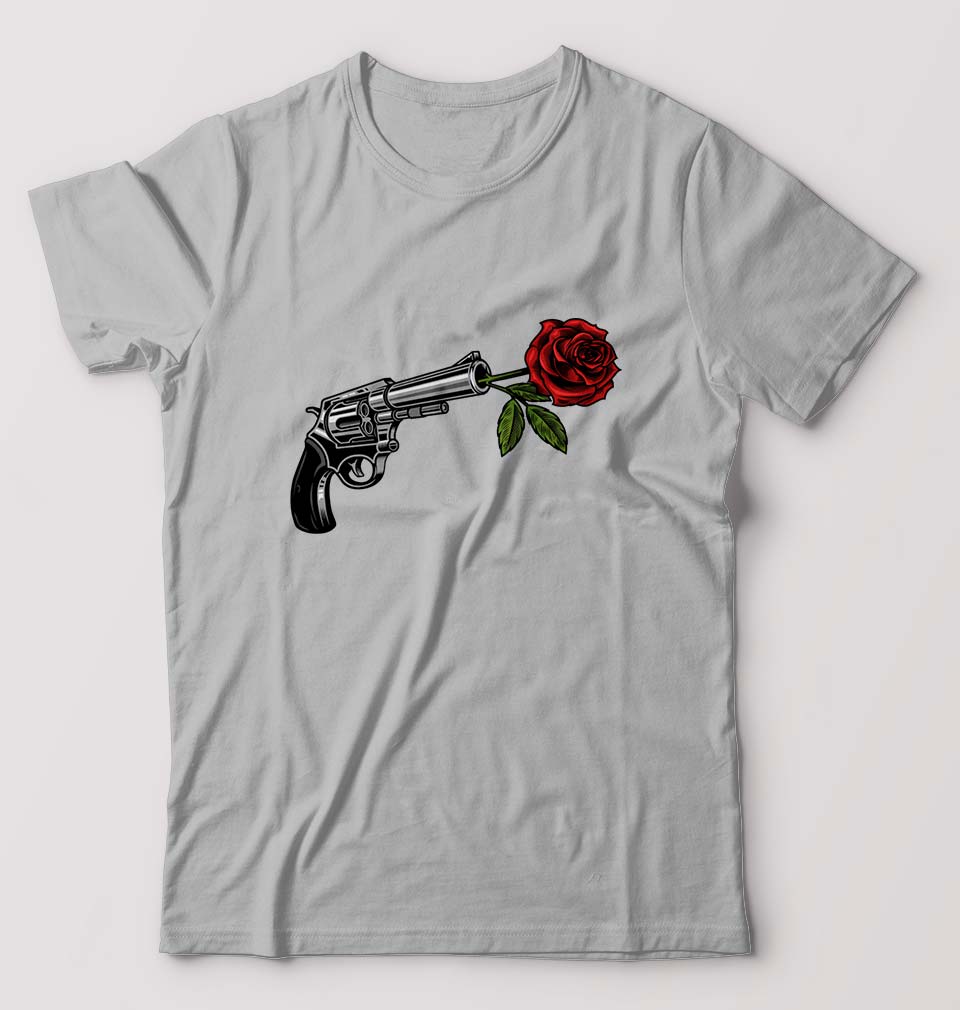 Guns N' Roses T-Shirt for Men-Grey Melange-Ektarfa.online