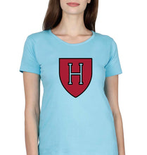 Load image into Gallery viewer, Harvard T-Shirt for Women-Light Blue-Ektarfa.online
