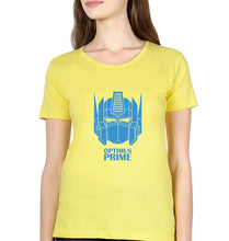 Load image into Gallery viewer, Optimus Prime T-Shirt for Women-Yellow-Ektarfa.online
